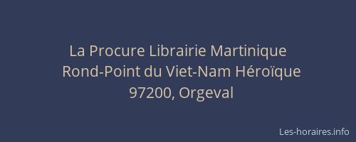 La Procure Librairie Martinique
