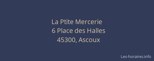 La Ptite Mercerie