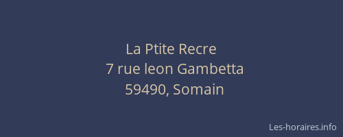 La Ptite Recre