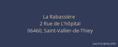 La Rabassiére
