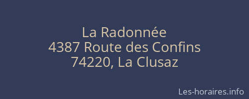 La Radonnée