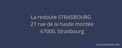 La redoute STRASBOURG