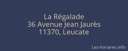La Régalade