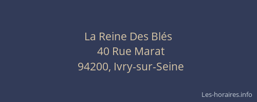La Reine Des Blés