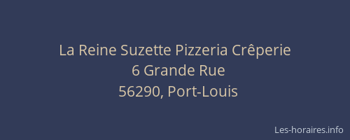 La Reine Suzette Pizzeria Crêperie
