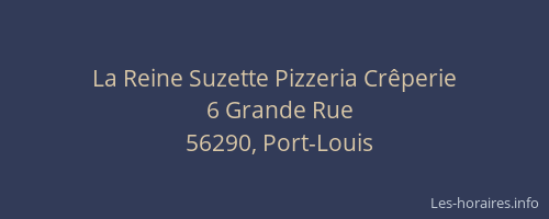 La Reine Suzette Pizzeria Cr&ecirc;perie