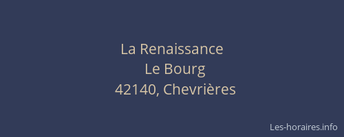 La Renaissance