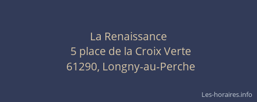 La Renaissance