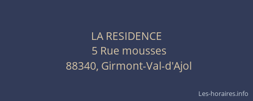 LA RESIDENCE