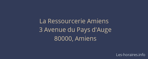 La Ressourcerie Amiens