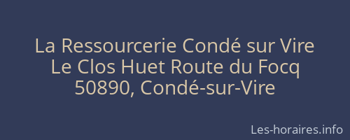 La Ressourcerie Condé sur Vire