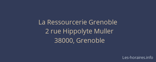 La Ressourcerie Grenoble