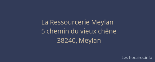 La Ressourcerie Meylan