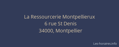 La Ressourcerie Montpellierux