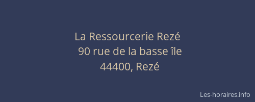 La Ressourcerie Rezé
