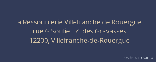 La Ressourcerie Villefranche de Rouergue