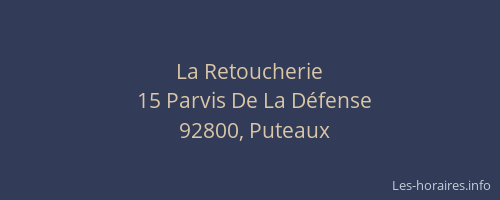 La Retoucherie