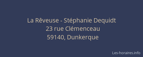 La Rêveuse - Stéphanie Dequidt