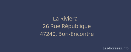 La Riviera