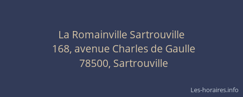 La Romainville Sartrouville