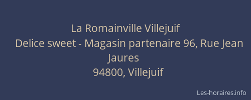 La Romainville Villejuif