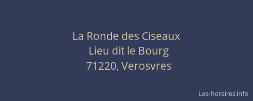 La Ronde des Ciseaux