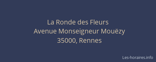 La Ronde des Fleurs