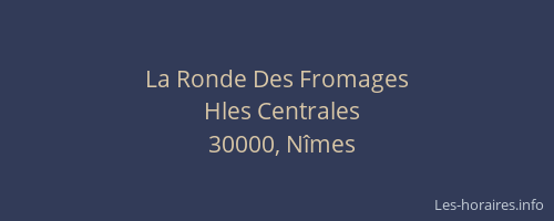 La Ronde Des Fromages