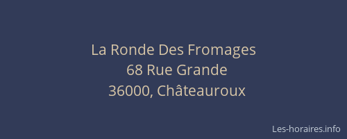 La Ronde Des Fromages
