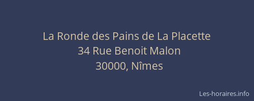 La Ronde des Pains de La Placette