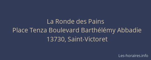 La Ronde des Pains