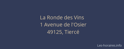La Ronde des Vins