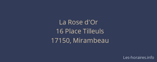 La Rose d'Or
