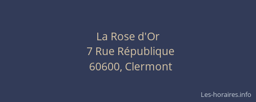 La Rose d'Or