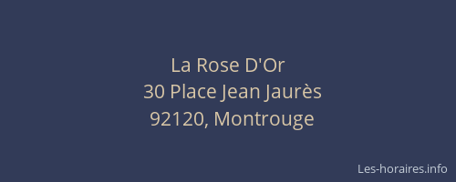 La Rose D'Or