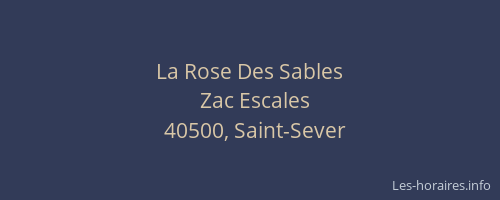 La Rose Des Sables