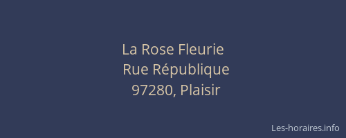 La Rose Fleurie