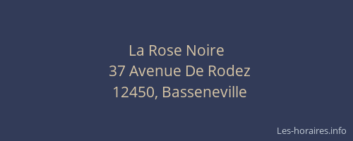 La Rose Noire