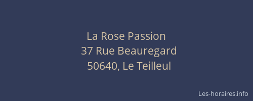 La Rose Passion
