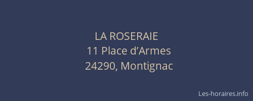 LA ROSERAIE