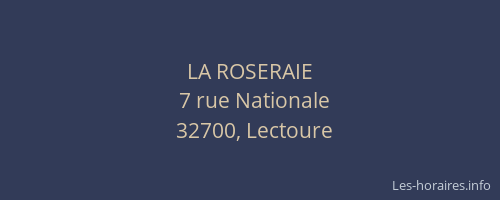 LA ROSERAIE