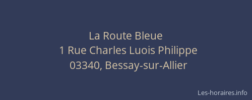 La Route Bleue