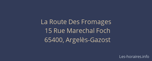 La Route Des Fromages