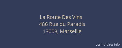 La Route Des Vins