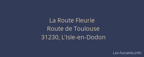 La Route Fleurie