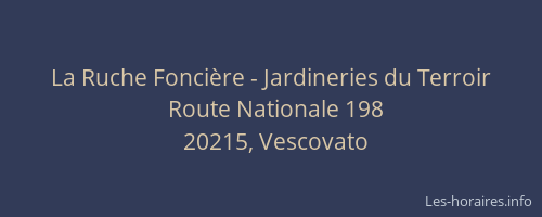 La Ruche Fonci&egrave;re - Jardineries du Terroir