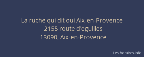 La ruche qui dit oui Aix-en-Provence