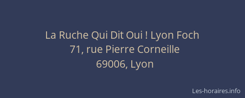 La Ruche Qui Dit Oui ! Lyon Foch