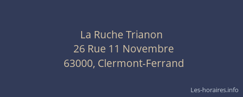 La Ruche Trianon