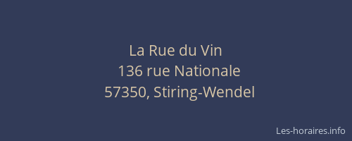 La Rue du Vin